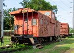 MKT Caboose #126 is on display at the Fort Smith Trolley Museum